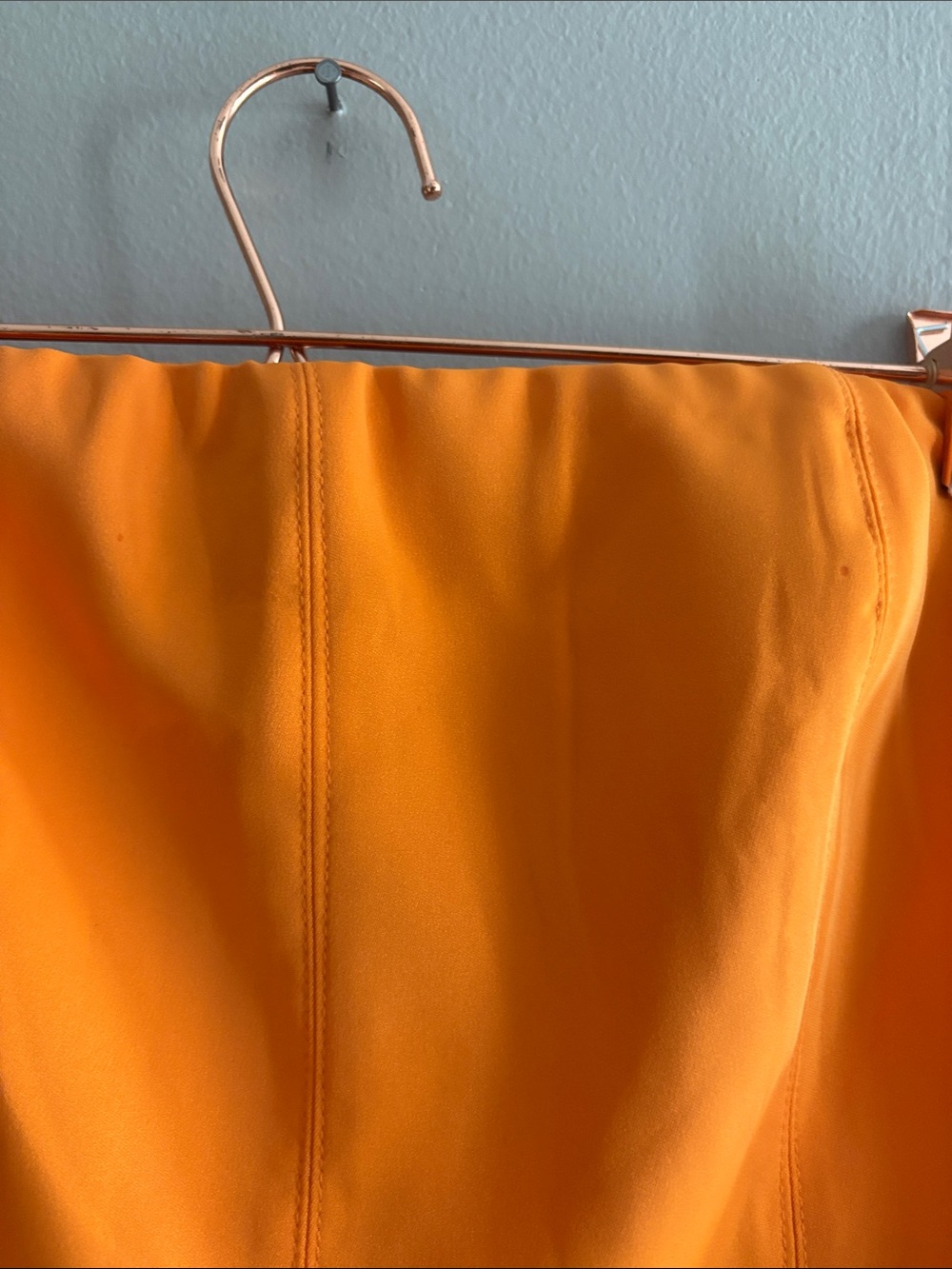Meshki - Maci Crepe Mini Dress in Tangerine - Picture 7 of 7